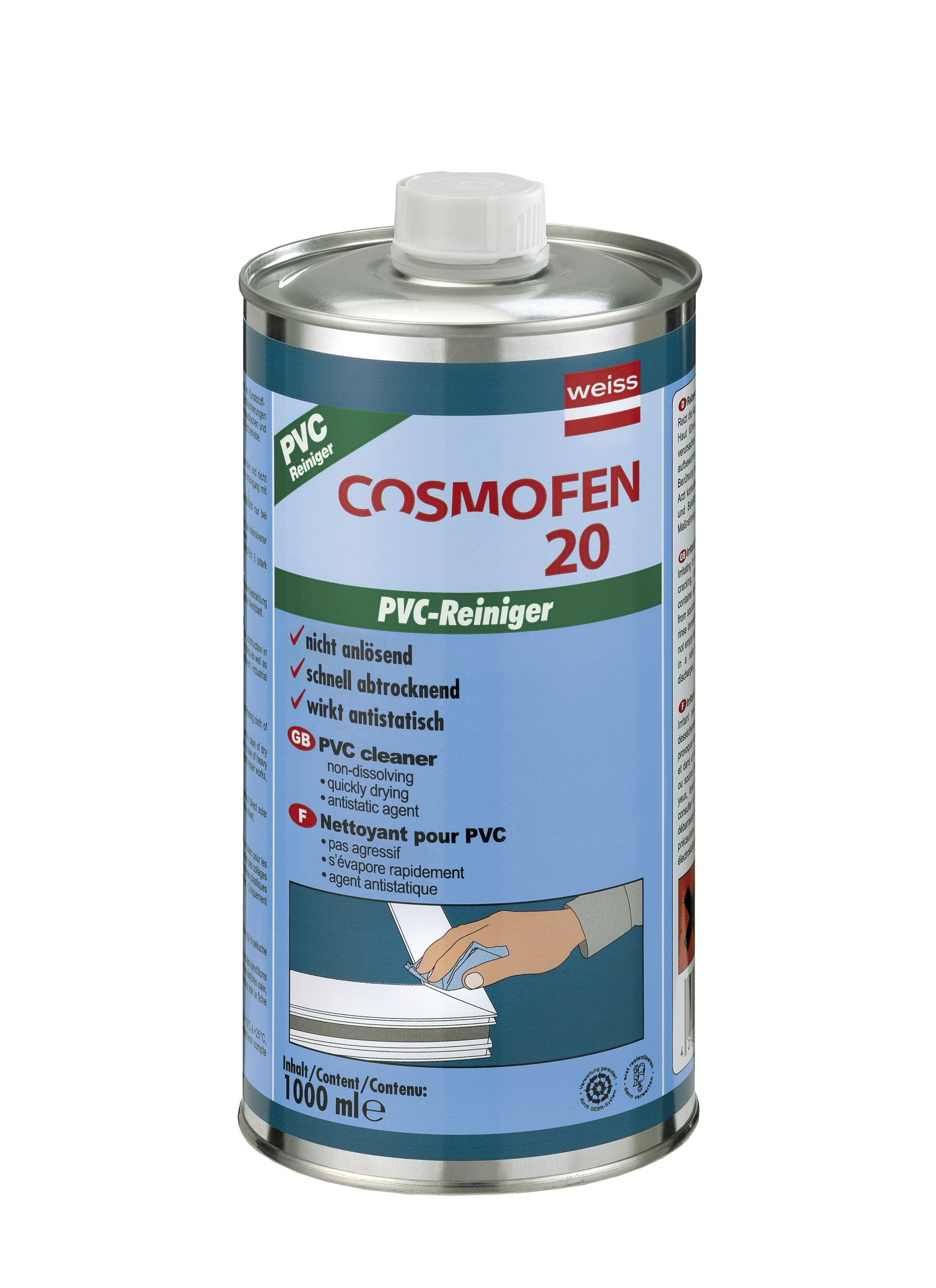 COSMOFEN 20 PVC-cleaner, strong dissolving COSMO CL-300.110