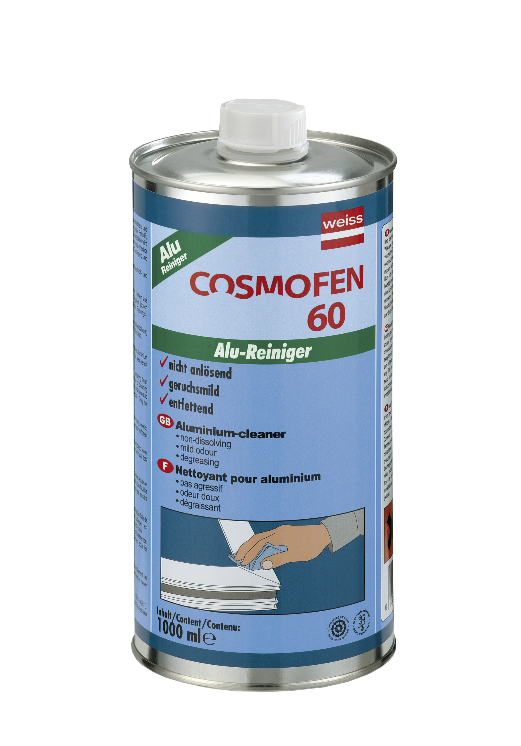 COSMOFEN 60 PVC-cleaner, strong dissolving COSMO CL-300.110