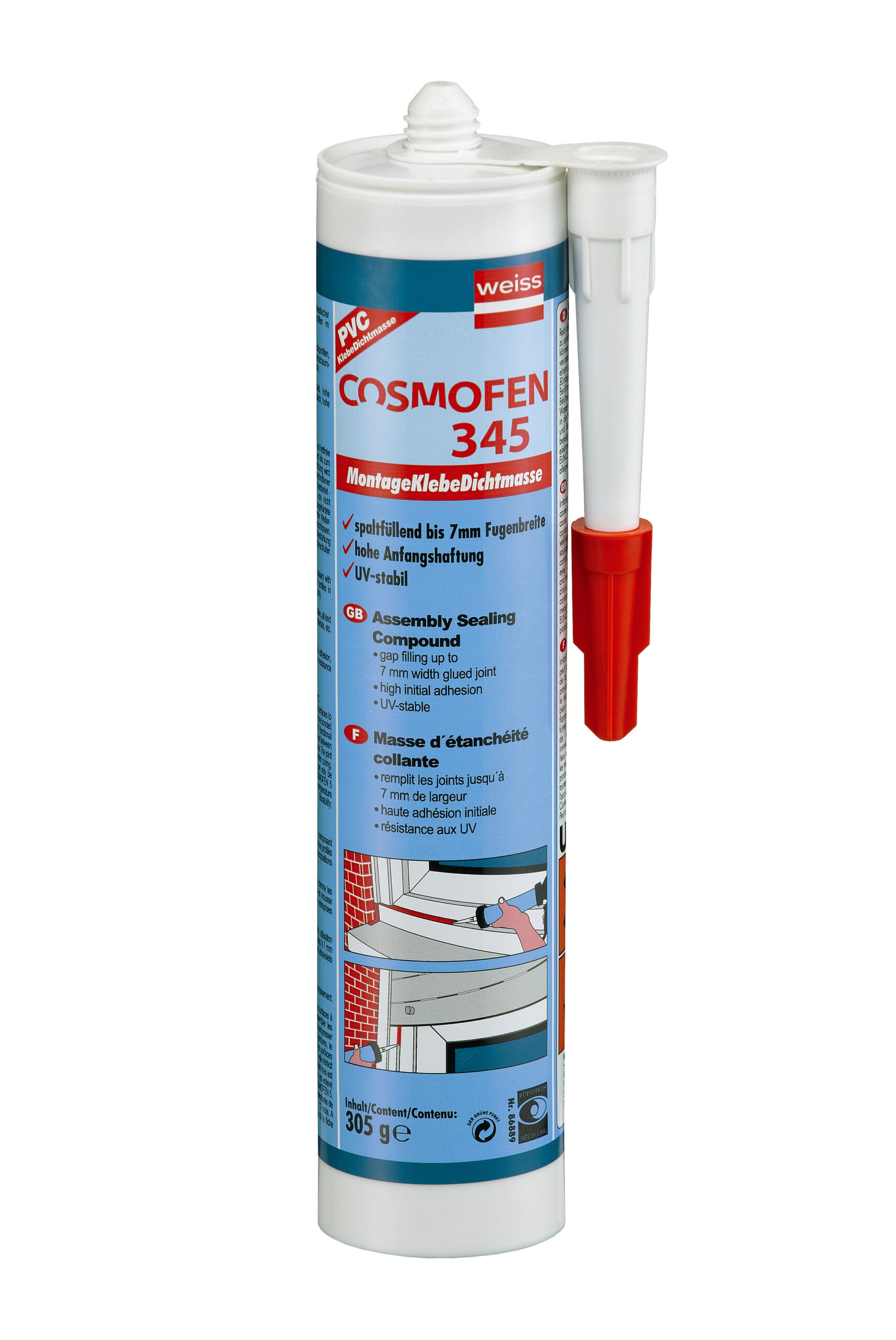 COSMOFEN 345 | PVC Assembly Adhesive & Sealant