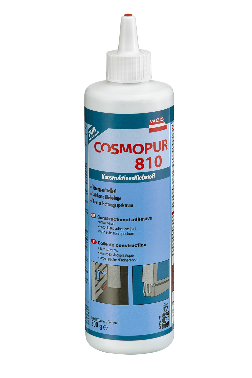 PUR Adhesive for Wooden Windows & Doors