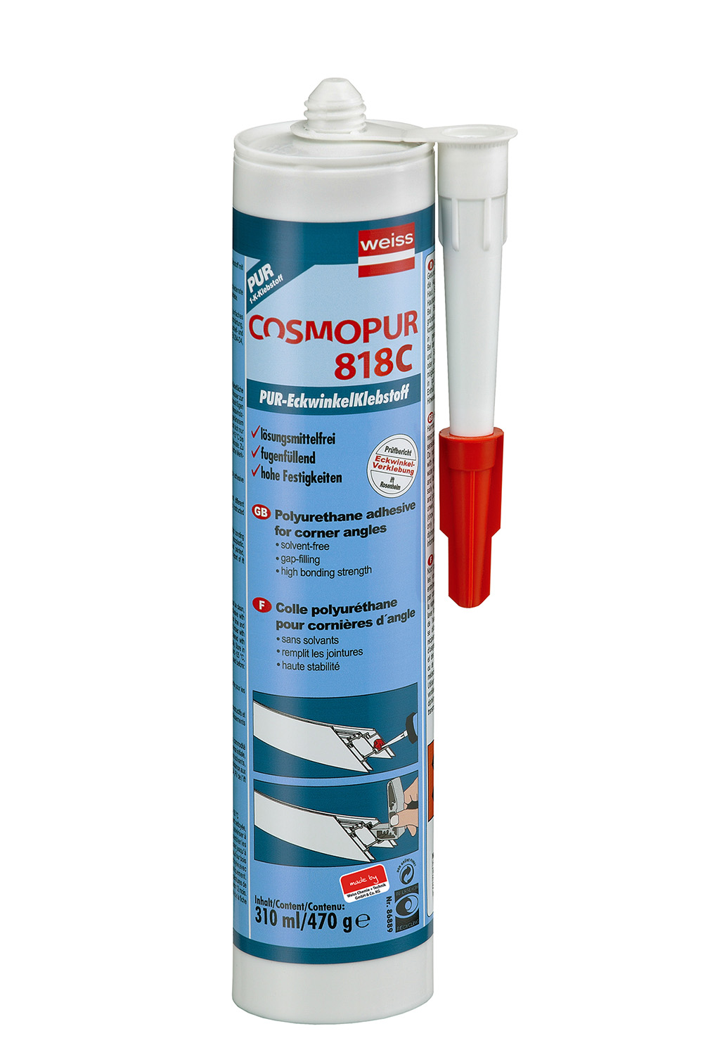 COSMOFEN DUO | PUR Corner Angle Adhesive