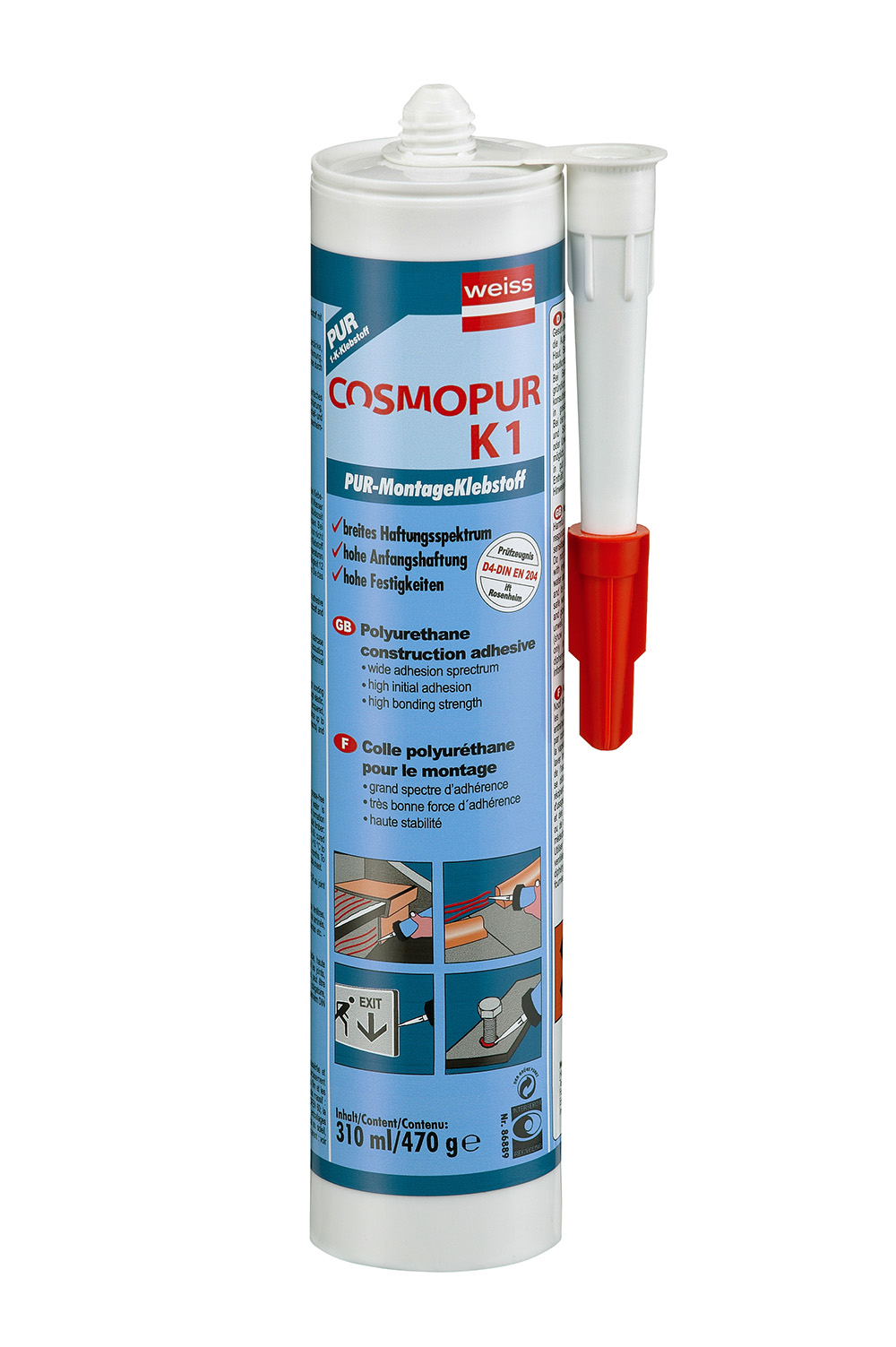 COSMOPUR K1 | PUR Adhesive for Wooden Windows