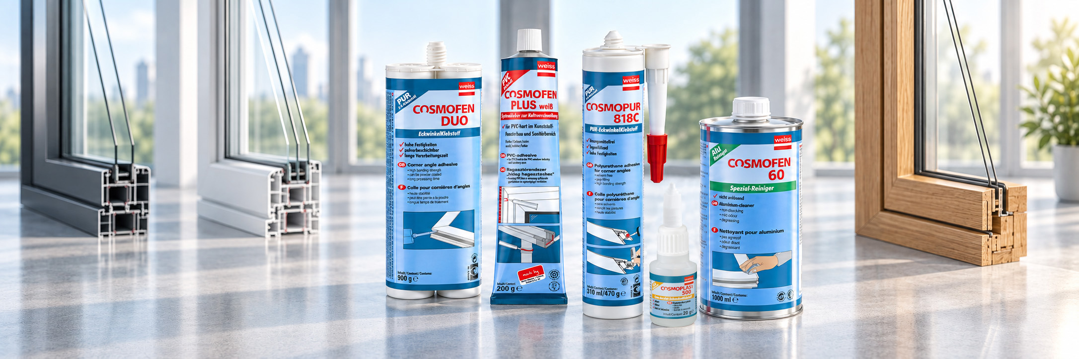 Weiss Asia Adhesive for windows and doors