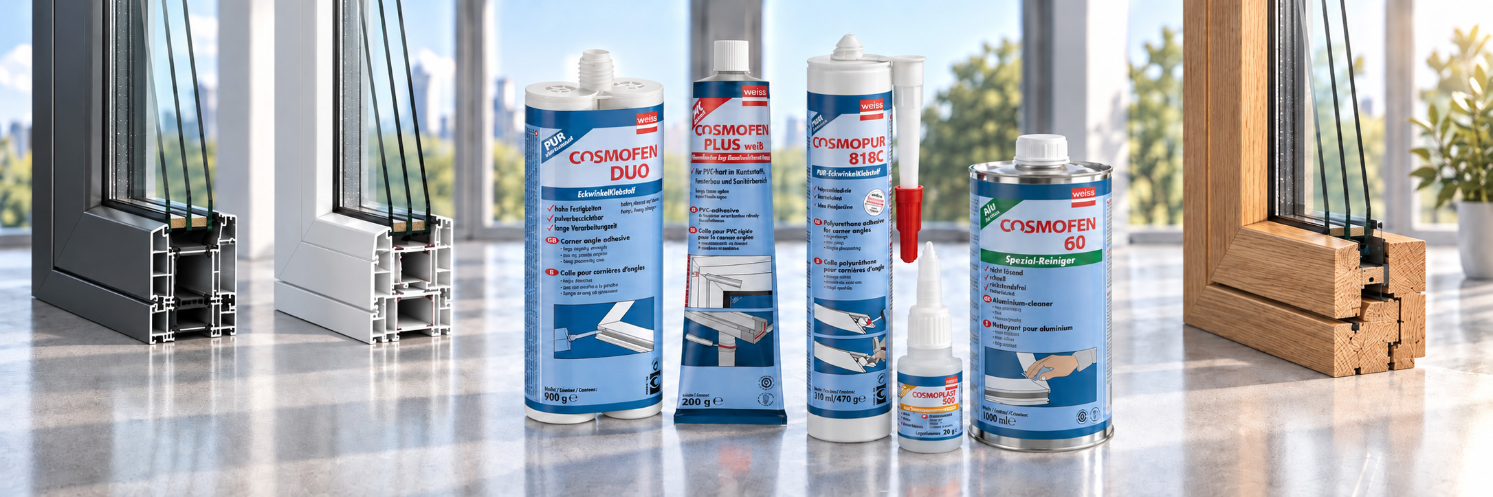 Adhesives and Sealants bonding windows and doors