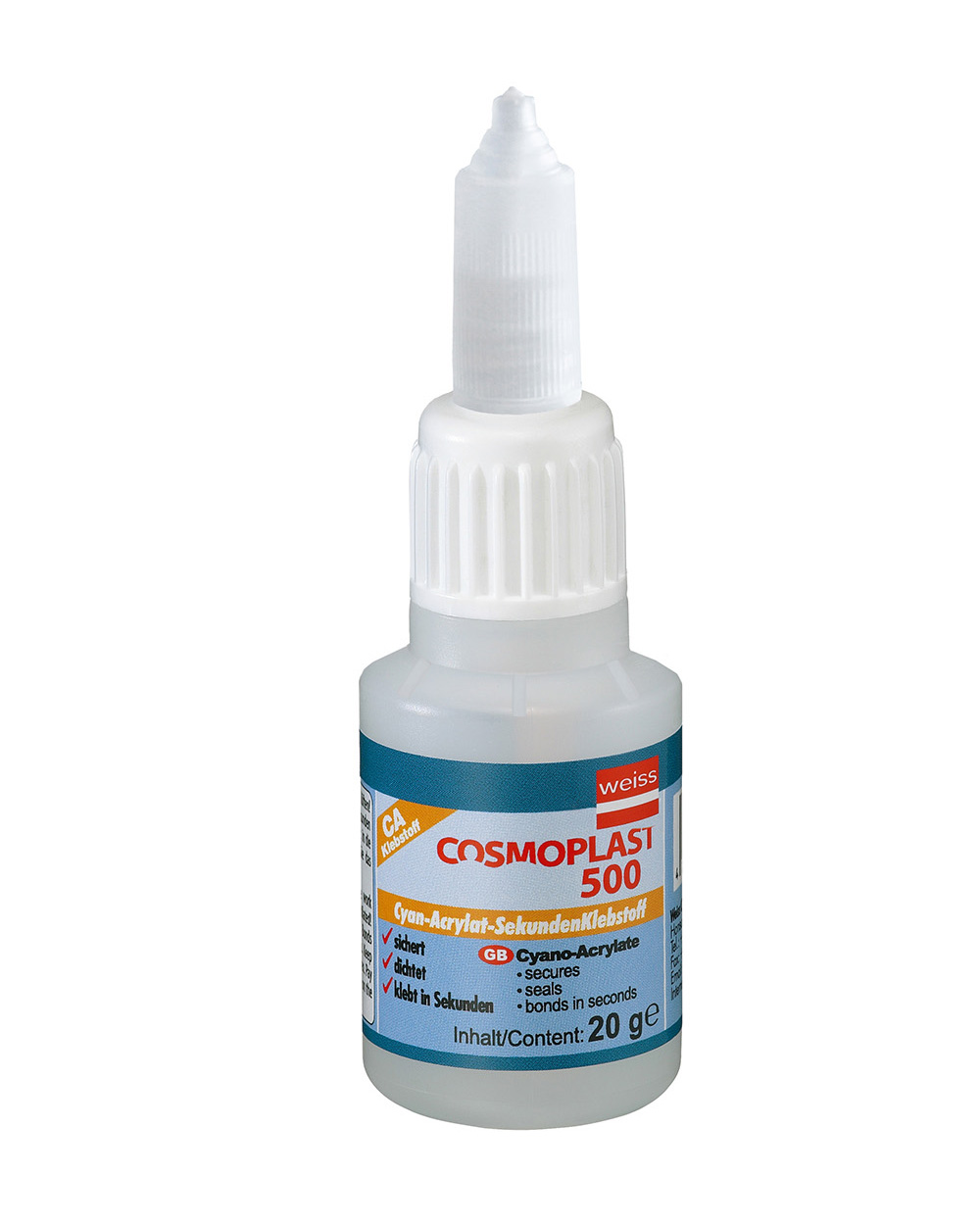 COSMOPLAST 500</p>
<p>Super-fast instant adhesive for EPDM sealing profile joints