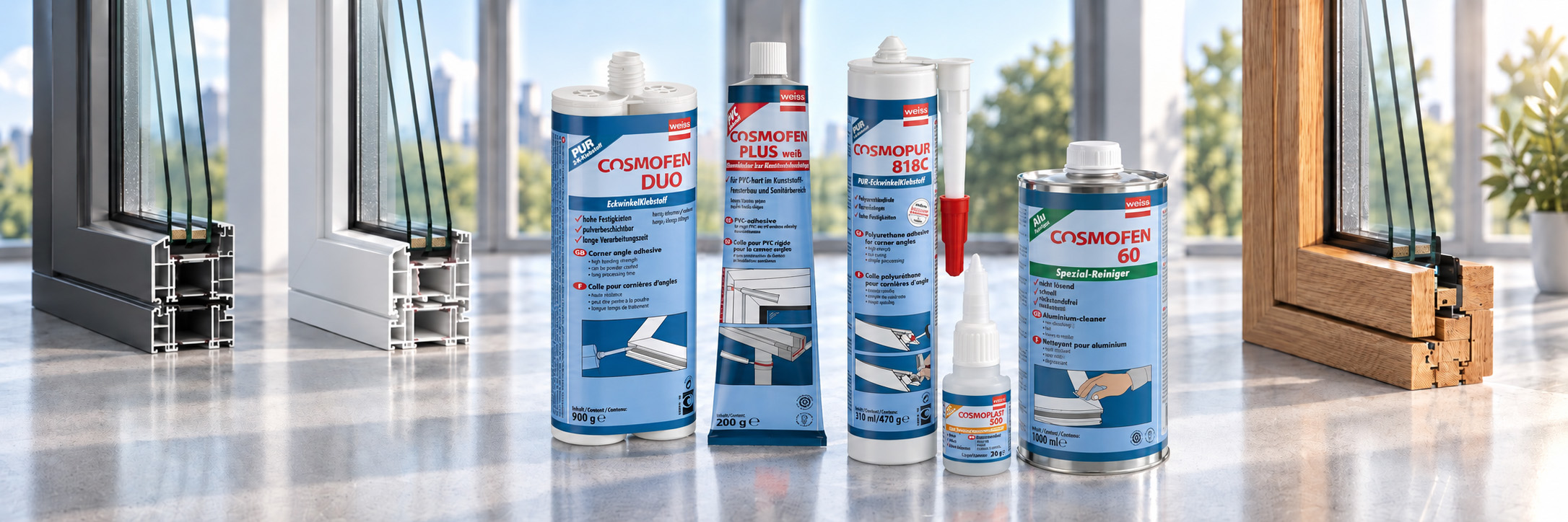 Weiss Asia Adhesive for windows and doors